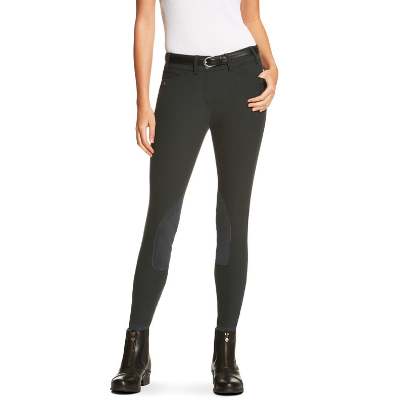 Ariat English: Heritage Elite Knee Patch Breech Leggings Mujer - Gris (BZNFK3187)